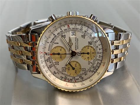 breitling old navitimer stahl gold|Breitling Navitimer price guide.